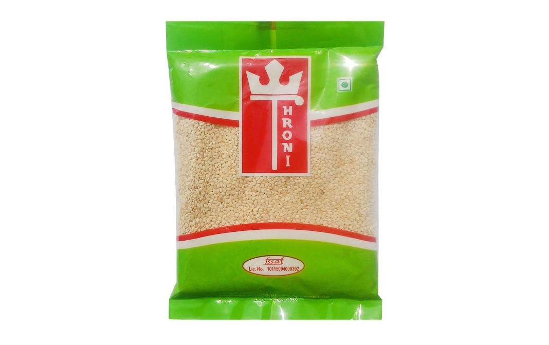 Throni White Sesame Seeds    Pack  100 grams